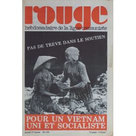 Rouge-Hebdomadaire-De-La-Ligue-Communiste-N-189-Pour-Un-Vietnam-Uni-Et-Socialiste-