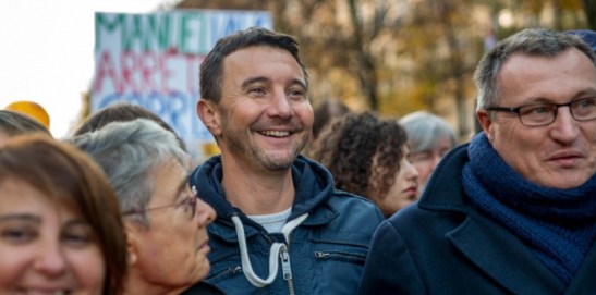 France: Demonstration against austerity gathers left political parties