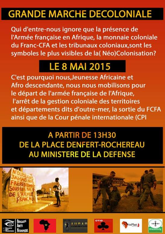 AFICHE MARCHE UDC FRANCE