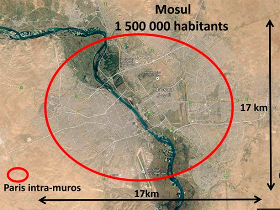 Carte Mossoul