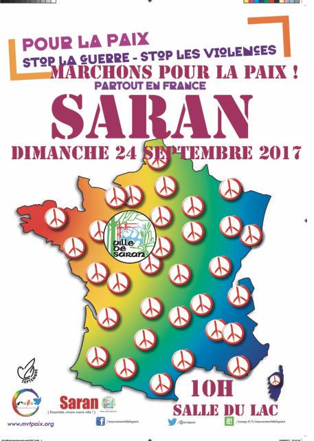 affiche marche saran