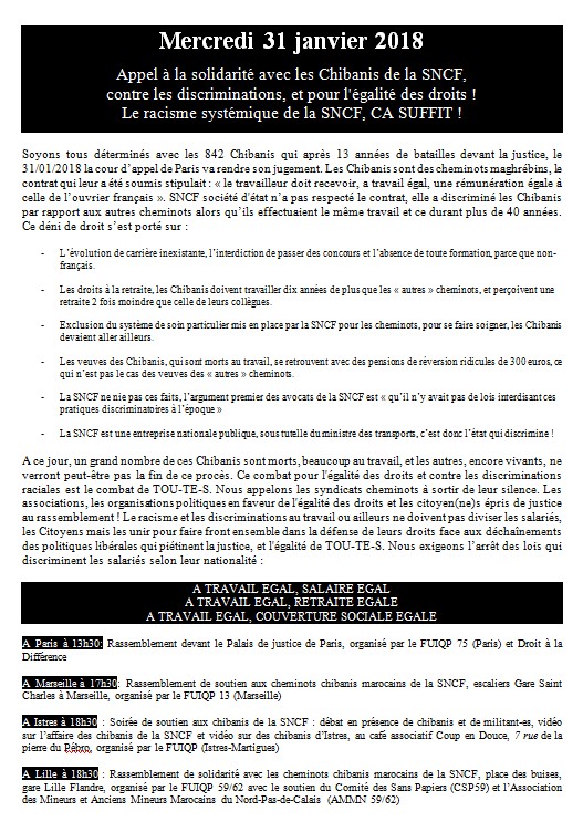 Chibanis e la SNCF 31 janvier 2018 verso