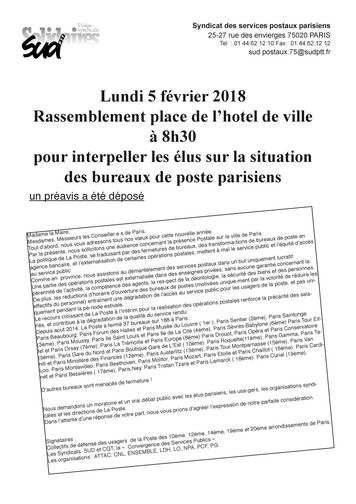 Tract bureau de poste