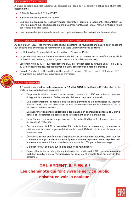 UN SALAIRE C’EST VITAL, POUR AUJOURD'HUI ET POUR DEMAIN