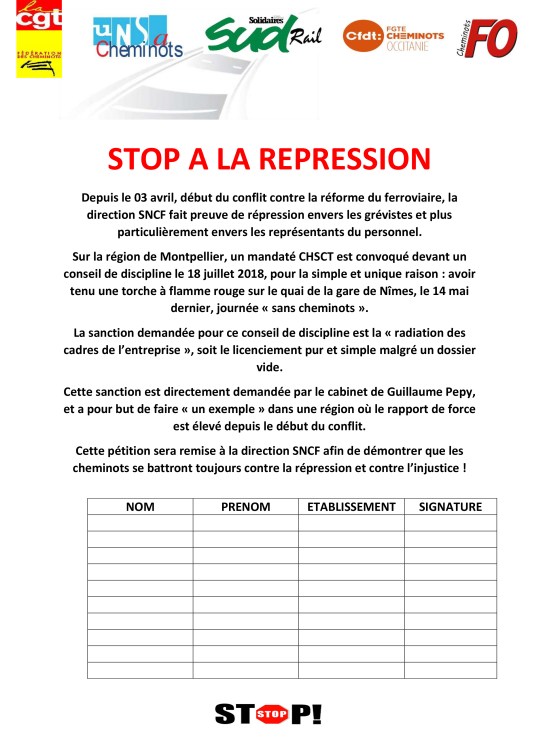 STOP A LA REPRESSION-1
