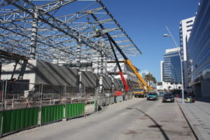 Tanger la gare en construction