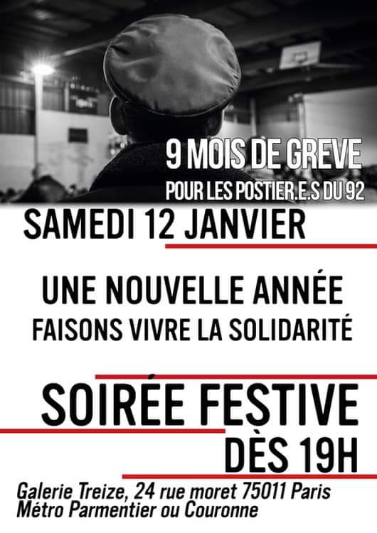 fête des postiers du 12 01 19