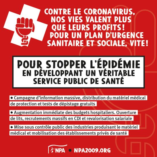 Visuel coronavirus santé